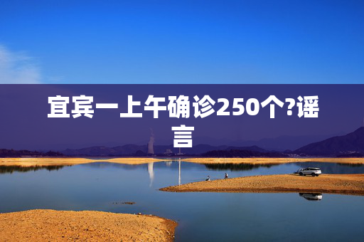 宜宾一上午确诊250个?谣言