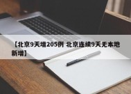 【北京9天增205例 北京连续9天无本地新增】